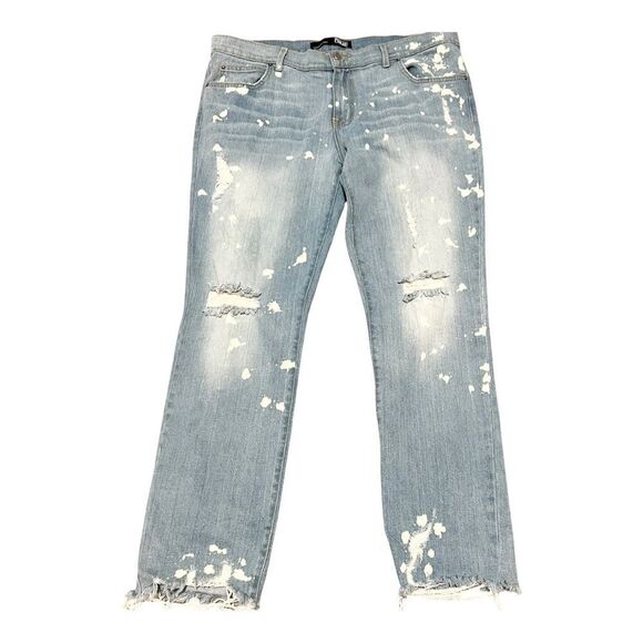 Buckle Rustic Dime Mens Distressed Ripped Bleach Grunge Slim Fit Jeans Size 38 - Picture 1 of 10